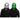 Alien Spawn mask with black shroud – available in green or grey, adult size Halloween costume accessory - Funworld - Party Shop