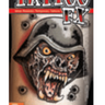 Tinsley - American Werewolf Warmonger tattoo – realistic horror temporary tattoo inspired by the cult movie An American Werewolf in London. Perfect for Halloween, cosplay, costume parties, and werewolf fans. - Party Shop