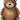 Airise - Ballon mylar supershape 35po - Ourson brun - Party Shop