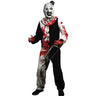 Tinsley - Art the Clown Deluxe Bloody costume – blood-splattered jumpsuit with mask. Terrifier 3 horror clown outfit for Halloween, cosplay, carnival, and scary costume fans. - Party shop