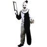 tinsley - Art the Clown Deluxe Clean costume – black and white jumpsuit with mask. Terrifier 3 horror outfit for Halloween, cosplay, carnival, and scary clown fans. - Party shop