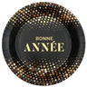 Santex - Assiette 9po Chic (10) - Bonne Année - Party Shop
