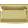Unique - Assiettes apéritif rectangulaire 9pox5po (8) - Or - Party Shop
