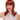 WESTBAY - Auburn Peggy Sue wig for women with bangs and soft curls – 1950s retro pin-up hairstyle for Halloween or vintage cosplay. - Party Shop
