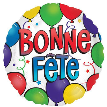 Ballon Mylar 18po - Bonne Fête Party Shop