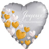 Anagram - Ballon Mylar 18po - Coeur Joyeux anniversaire - Party Shop
