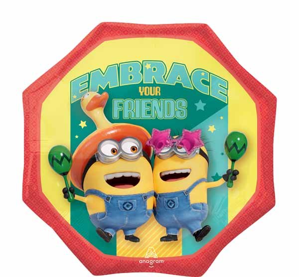 Ballon Mylar 22po - MinionDESPICABLE ME 4 Party Shop