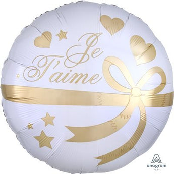 Ballon Mylar Super shape 28po - Je T'aime Party Shop