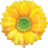 Betallic - Ballon Mylar Supershape 24po - Fleur Marguerite Jaune - Party Shop