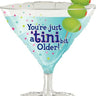 Betallic - Ballon Mylar Supershape 35po - Verre Martini "tini bit older" - Party Shop