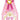 Ballon Mylar Supershape 37po - Bouteille de Champagne Rose Party Shop