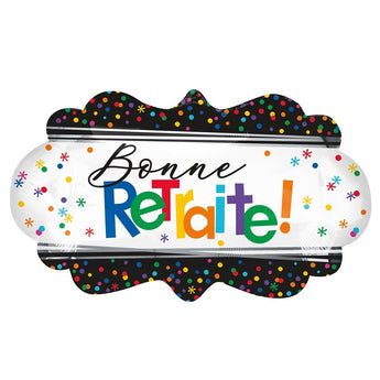 Ballon Mylar Supershape - Bonne Retraite Party Shop