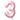 Ballon Mylar Supershape Chiffre 3 - Rose bébé 34po Party Shop