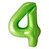 Airise - Ballon Mylar Supershape Chiffre 4 - Vert 34po - Party Shop