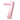 Ballon Mylar Supershape Chiffre 7 - Rose bébé 34po Party Shop