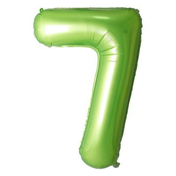 Ballon Mylar Supershape Chiffre 7 - Vert Party Shop