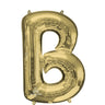 Anagram - Ballon Mylar Supershape Lettre B - Or Blanc - Party Shop