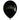 Ballons Latex 9po Noir (6) - Bonne Année Party Shop