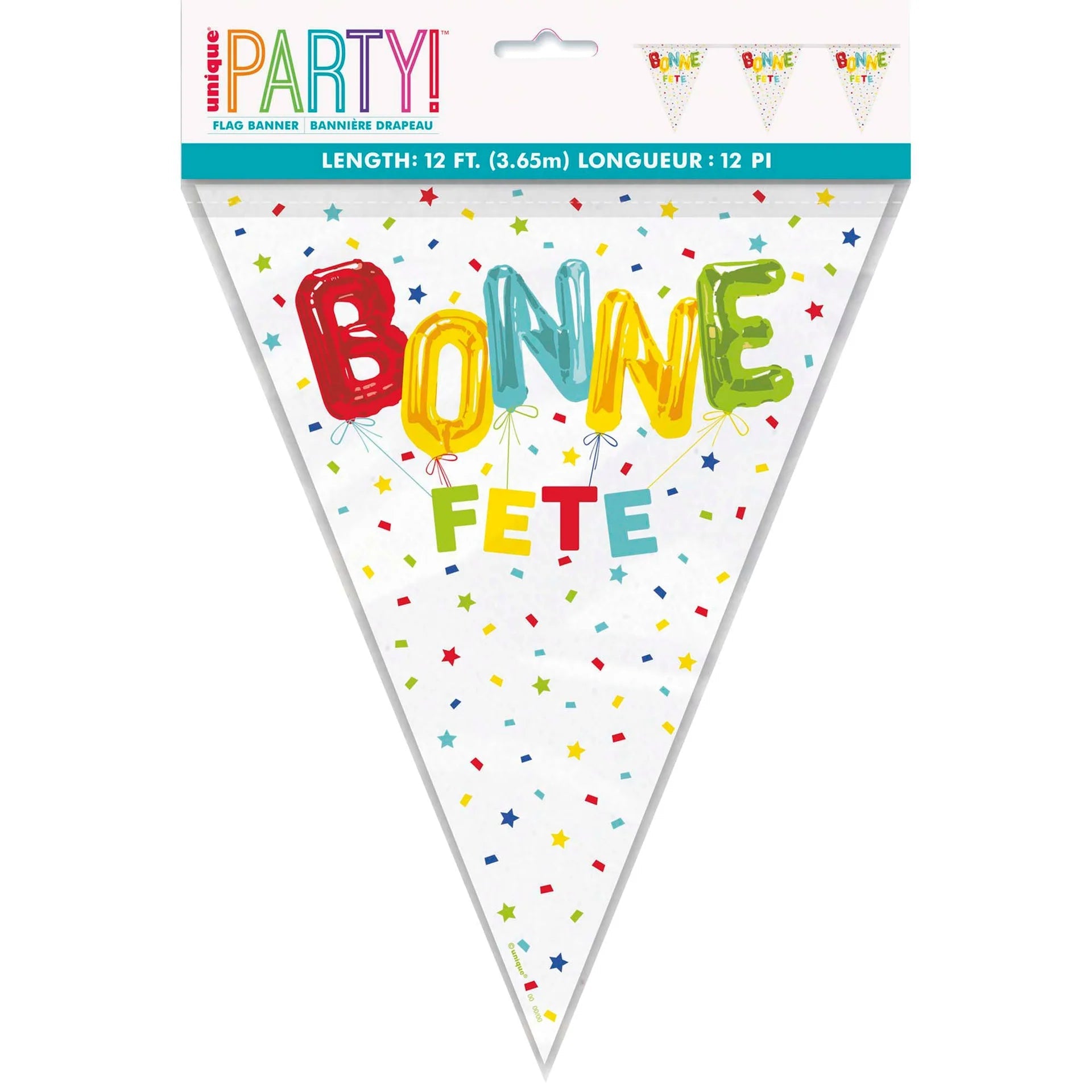 Bannière de Fanions 12" - Bonne Fête Party Shop