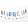Amscan - Bannière franges et pompoms - bleu One - Party Shop
