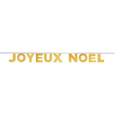 Bannière Joyeux Noël Or Party Shop