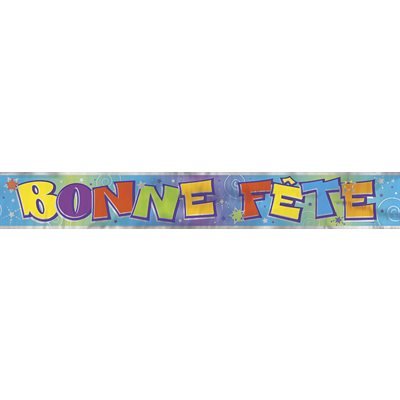 Bannière Métallique 12' - Bonne Fête Party Shop