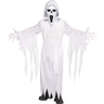 Banshee Ghost child costume with hooded robe, creepy ghost mask, long stuffed finger gloves, and molded 3D EVA chest – perfect for Halloween - FunWorld - Party Shop