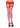 Leg Avenue - Bas De Nylon Mi-Cuisse Rayé - Rouge blanc900 - Party Shop