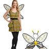bee costume kit wings headband antenna halloween accessory