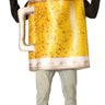 Beer mug costume for adults – One size fits most. Funny beverage-themed outfit for Halloween, Oktoberfest, parties, and festivals. - Rasta Imposta - Party shop