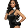 black bunny costume kit ears gloves tail halloween accessory