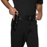 underwraps - Black faux leather gun holster for cowboy costume. Western accessory perfect for sheriff, outlaw or cowboy outfits at Halloween, carnival and cosplay.
 - Party Shop