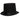 underwraps - Black felt top hat – Classic costume accessory for magician, gentleman, cabaret or Victorian outfits. Perfect for Halloween, carnival, cosplay and parties - Party Shop