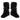 Disguise - Couvre-bottes adulte noirs en fourrure - Party Shop