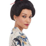 WESTBAY - Elegant black geisha wig for women with traditional bun – perfect for cosplay, cultural events, theater, or Halloween costumes - Party Shop