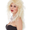 WESTBAY - Blonde heavy metal wig for Halloween costume – 80s rock star style for adults, unisex cosplay wig with teased volume and natural synthetic fibers. - Party Shop