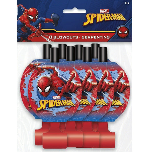 Unique - Soufflets (8) - Spider-Man - Party Shop