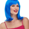 WESTBAY -Vibrant blue wig for women with premium fibers – perfect for cosplay, fantasy costumes, themed parties, or stage performances. - Party Shop