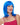WESTBAY -Vibrant blue wig for women with premium fibers – perfect for cosplay, fantasy costumes, themed parties, or stage performances. - Party Shop