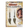 RUBIES - Boucle D'Oreilles Ailes Steampunk - Party Shop