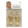 Amscan - Boucles D'Oreilles Déesse - Or - Party Shop