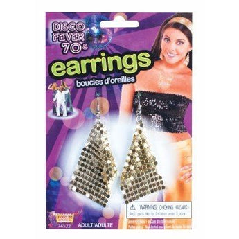 Boucles D'Oreilles Disco - Or - Party Shop