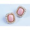 RUBIES - Boucles D'Oreilles Roses - Année 50 - Party Shop