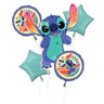 Anagram - Bouquet De 5 Ballons Mylar - Disney Stitch - Party Shop