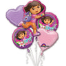 Anagram - Bouquet De 5 Ballons Mylar - Dora - Party Shop