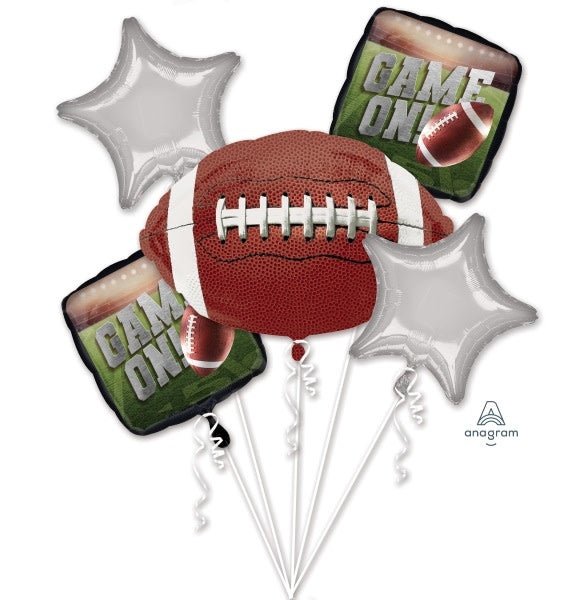 Bouquet De 5 Ballons Mylar - Game On Football Party Shop