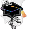 Anagram - Bouquet De 5 Ballons Mylar - Graduation - Party Shop