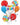 Anagram - Bouquet De 5 Ballons Mylar - Happy Birthday (Ballons) - Party Shop