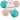 Anagram - Bouquet De 5 Ballons Mylar - Happy Birthday Rose Menthe - Party Shop