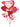 Bouquet De 5 Ballons Mylar - Saint - Valentin (Floral) Party Shop